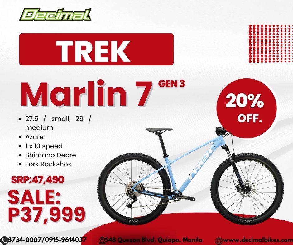 Unit Marlin 7 Gen 3 Azure Decimal Bikes