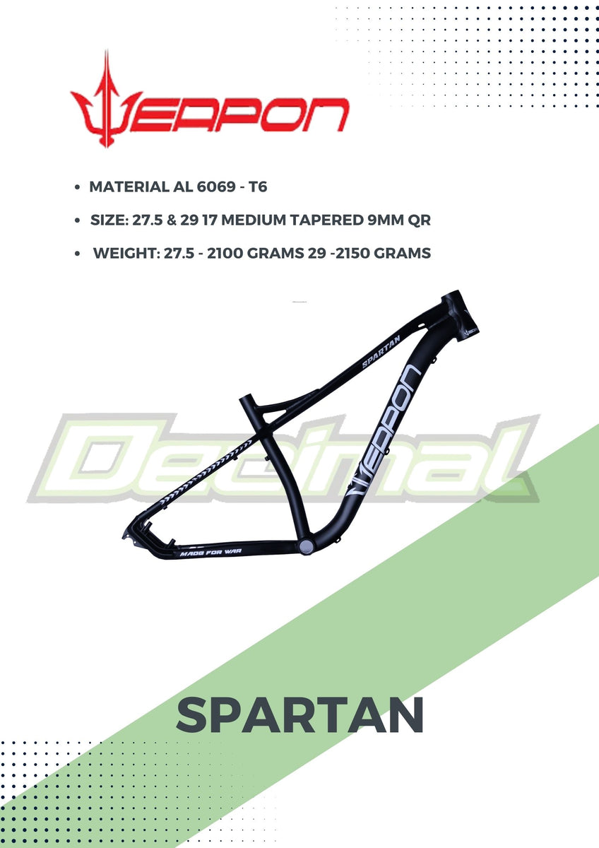 Frame Spartan – Decimal Bikes - Main Image