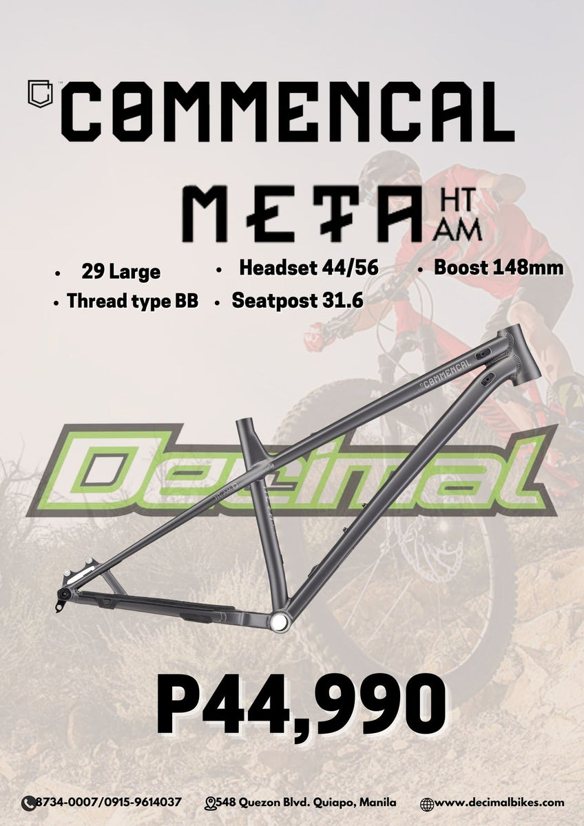 Frame Meta AM HT Gray – Decimal Bikes - Main Image