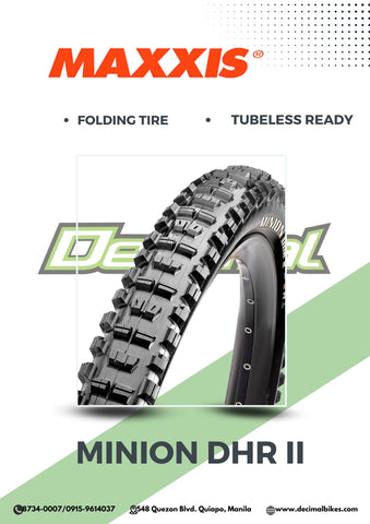 Tire Minion DHR II Tubeless Ready Folding Tire Tubeless Original ( SOLD PER PC. )