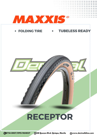Tire Receptor 700c Tubeless Ready Folding Tire Original ( SOLD PER PC. ) 2