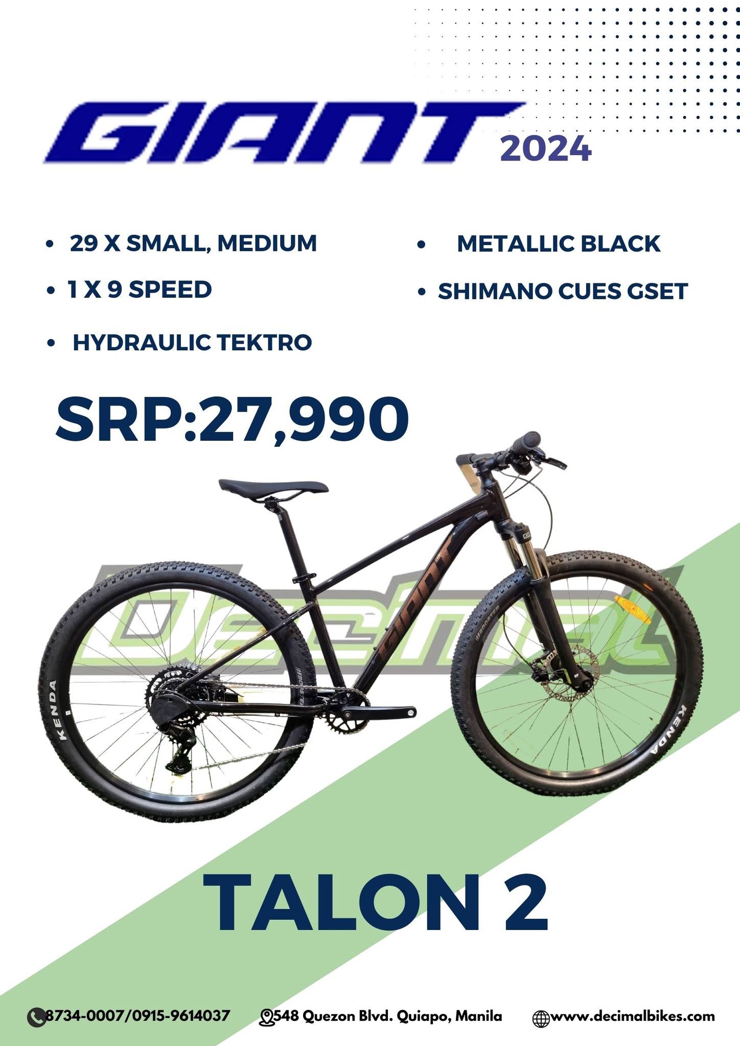 Giant talon 2 discount xs