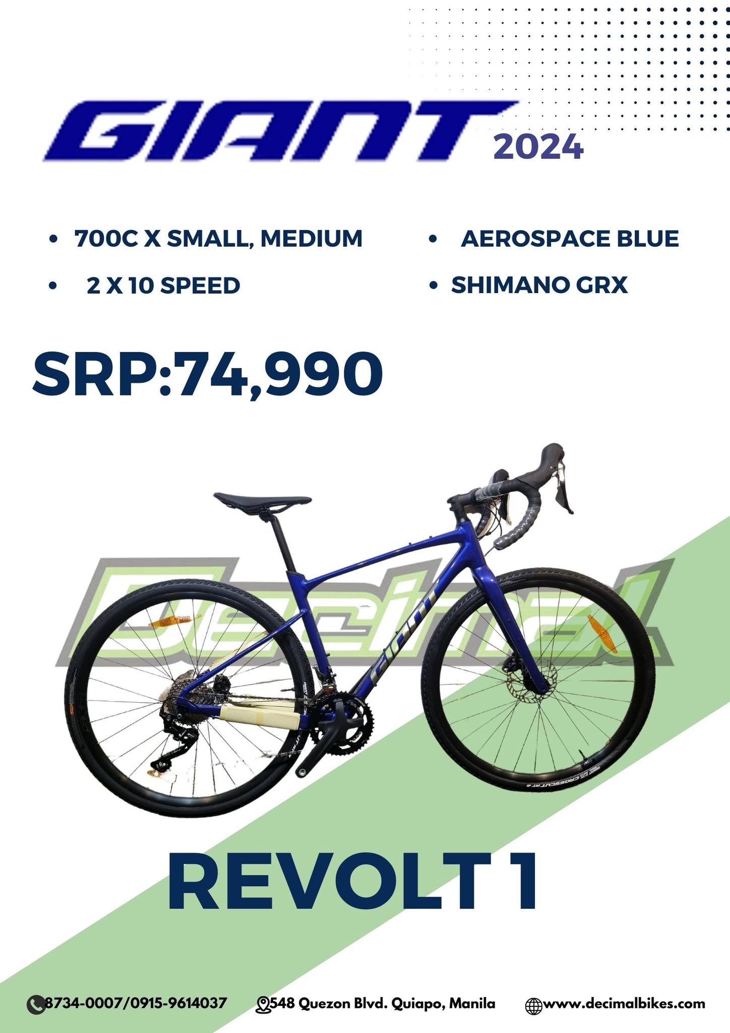 Unit Revolt 1 700c Aerospace Blue ( 2024 )