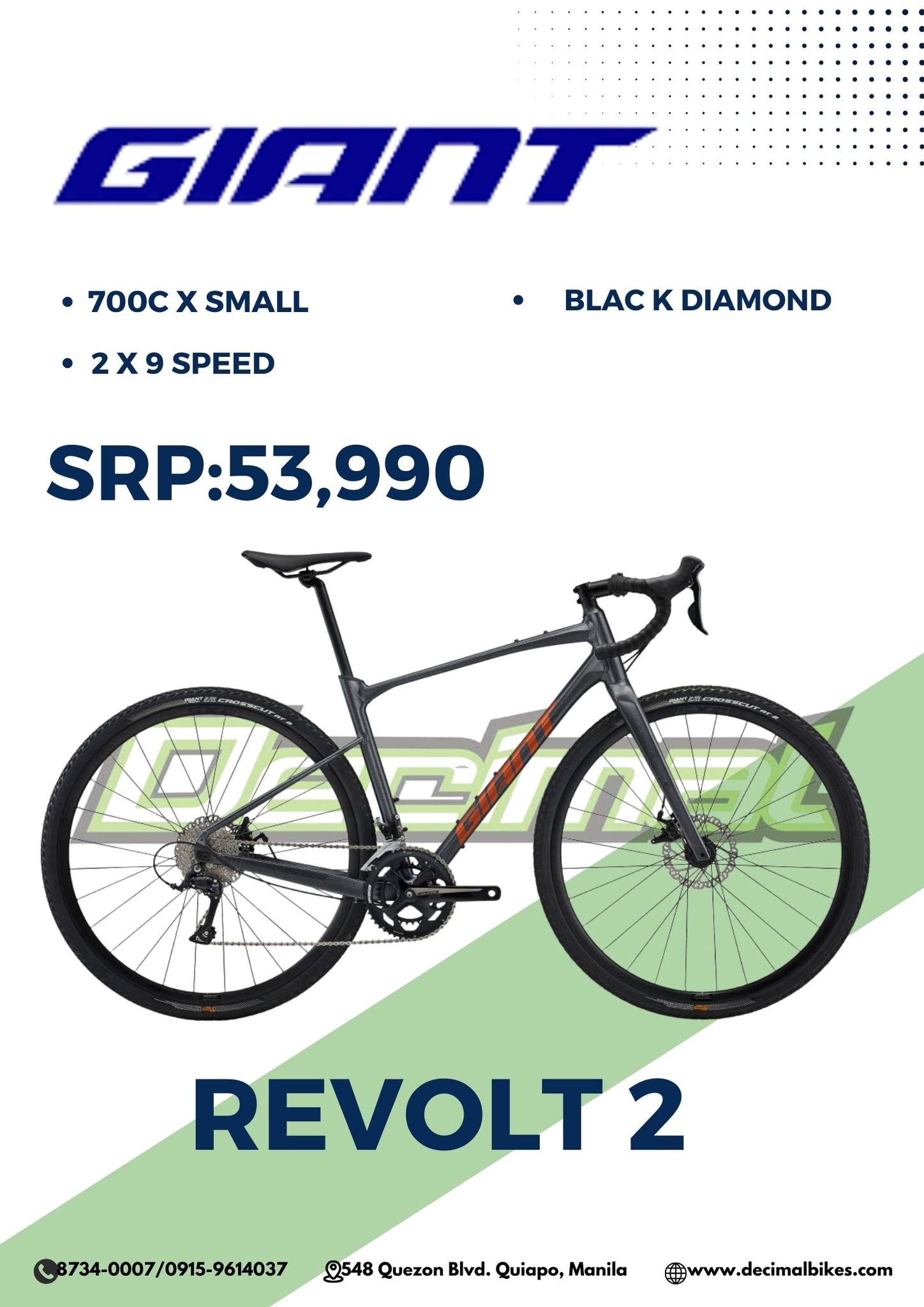 Unit Revolt 2 700c Black Diamond