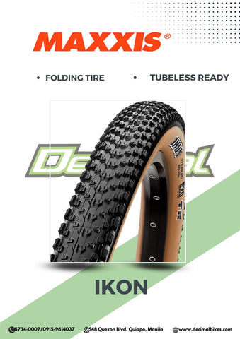 Tire Ikon Tan Wall Tubeless Ready Folding Tire Original ( SOLD PER PC. )