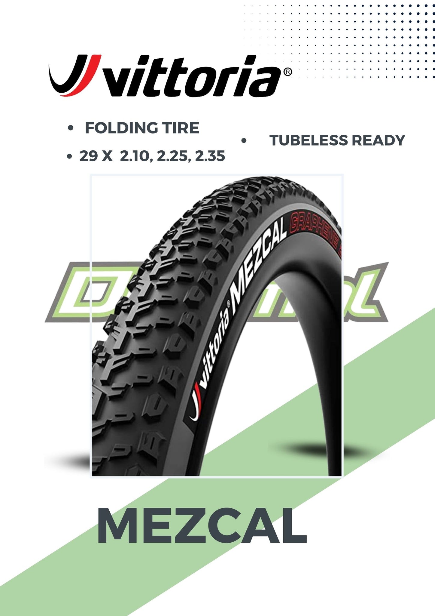 Tire Mezcal Folding Tire Tubeless ( SOLD PER PC. )