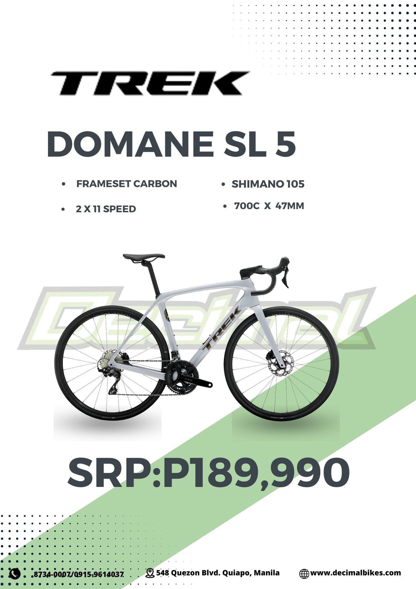 Road Bike Domane SL Disc White