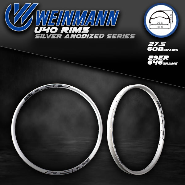 Rims U40 Tubeless Ready ( SOLD PER PC. )