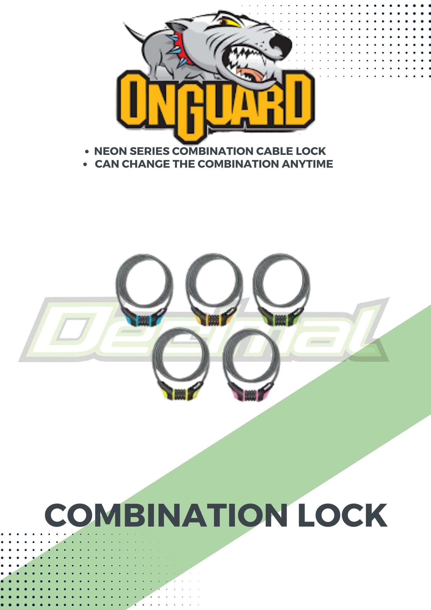 Lock Combination Lock Neon Series