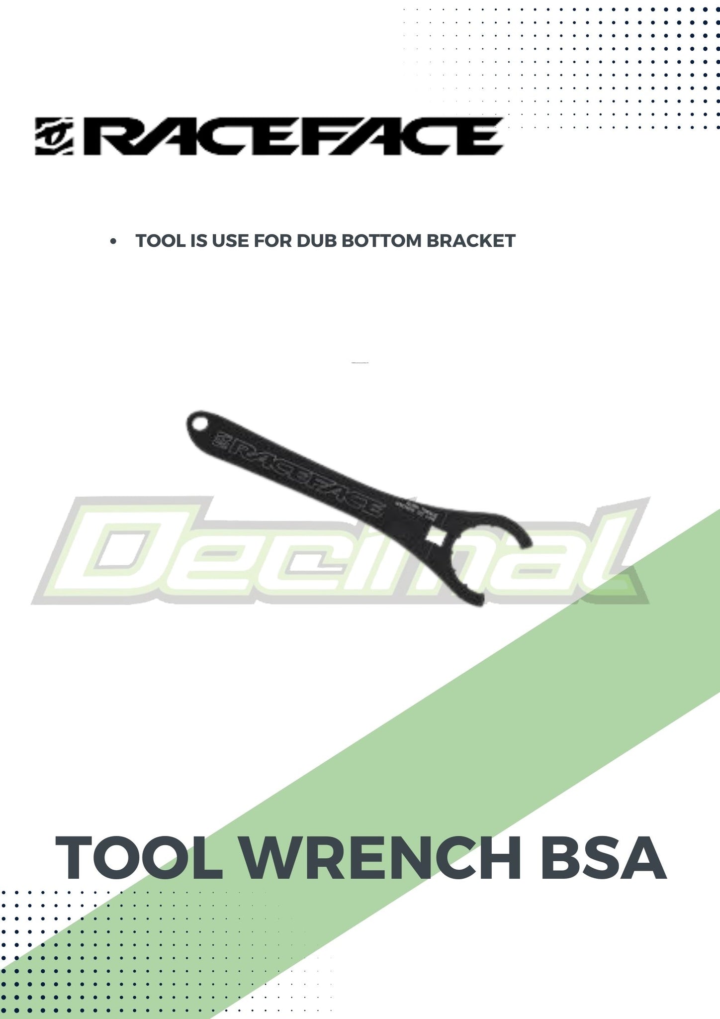 Tool Wrench BSA 30