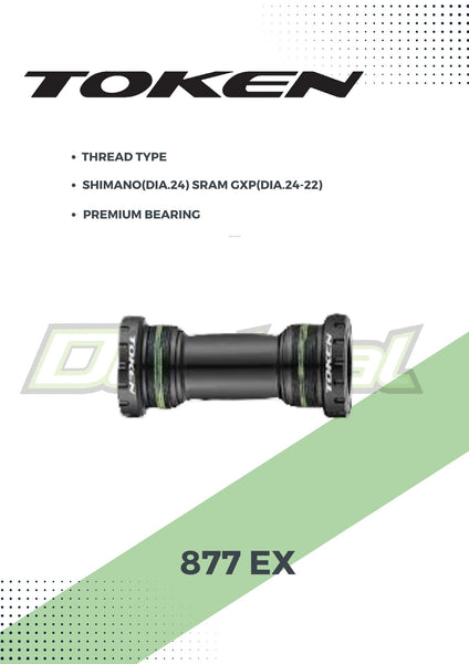 Bottom Bracket MTB and RB 877 & 878EX