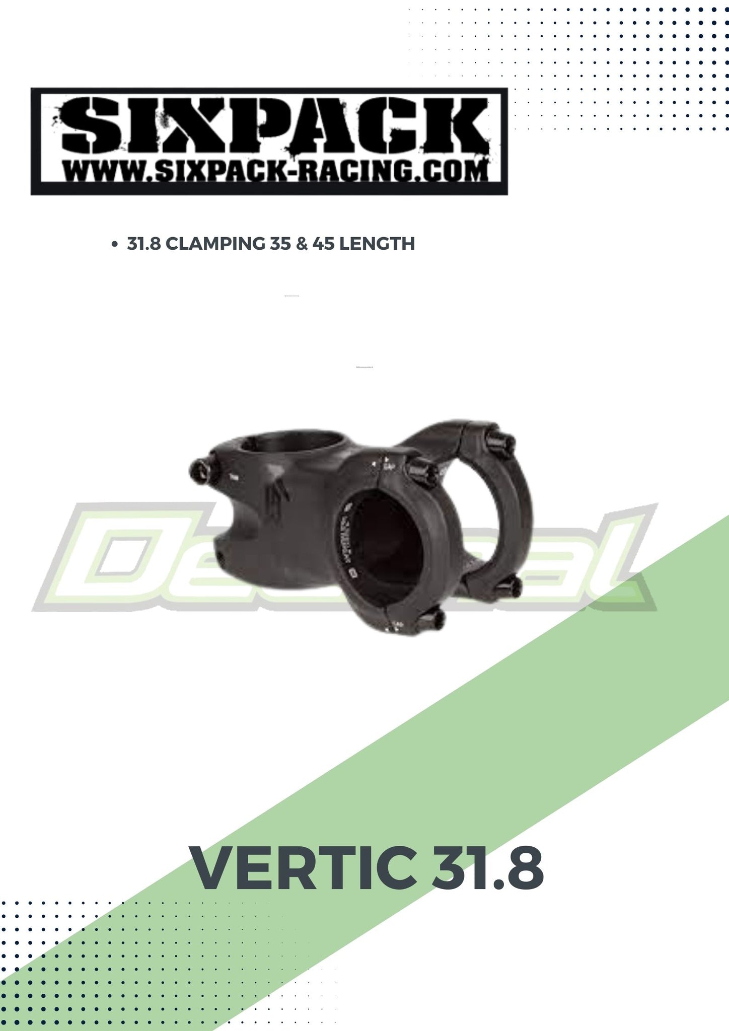 Handle Stem Vertic 31.8