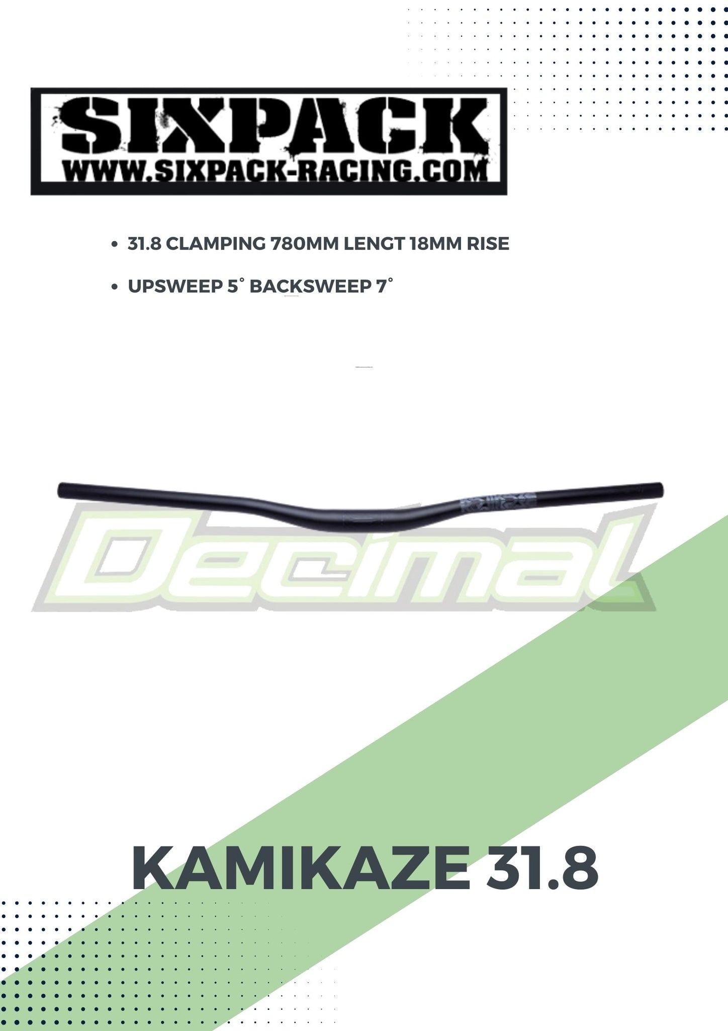 Handle Bar Kamikaze 31.8