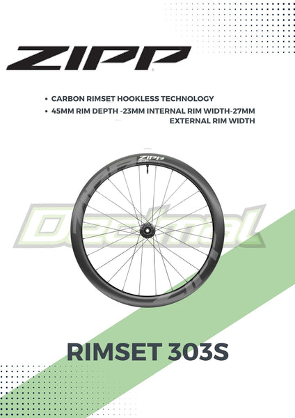 Rimset 303s Carbon Tubeless Ready Disc Brake