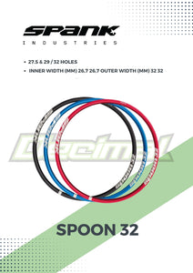 Rims Spoon 32 MTB Original Sold as Pair