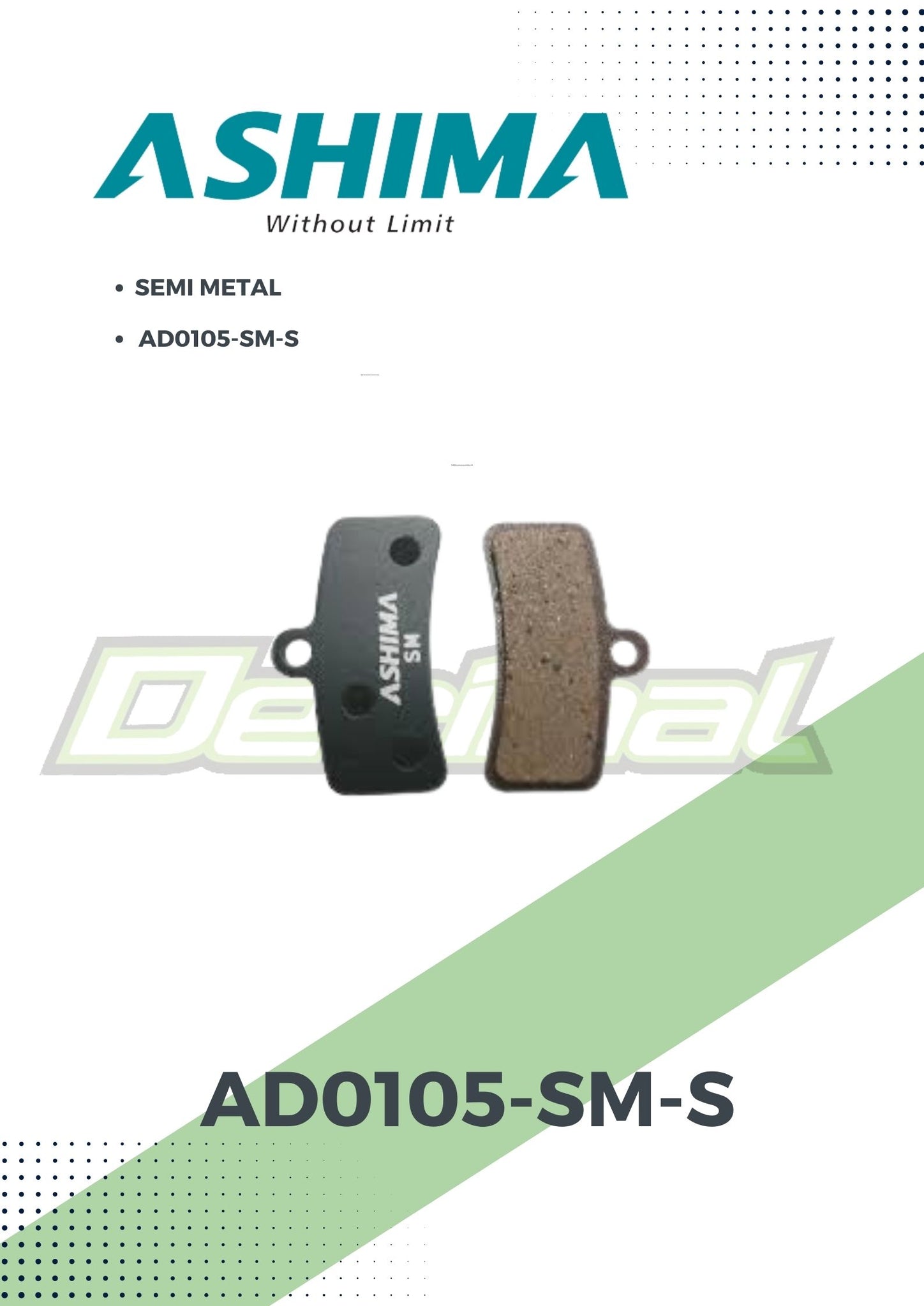 Disc Brake Pads AD0105-SM-S