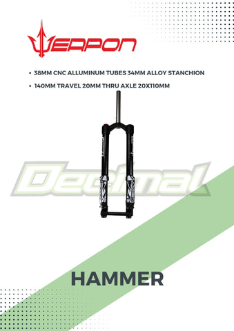 Fork Hammer Inverted Air Suspension Boost