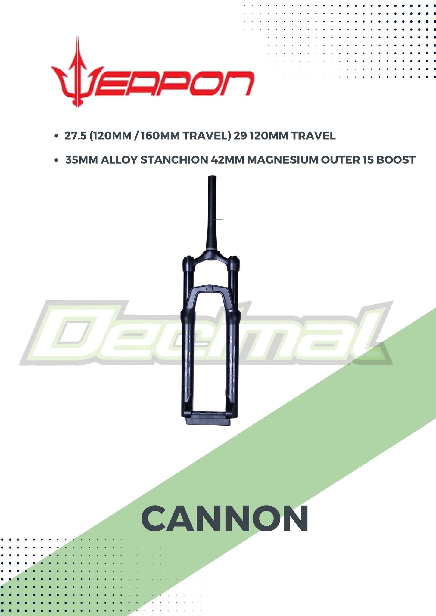 Fork Cannon Air Suspension Boost