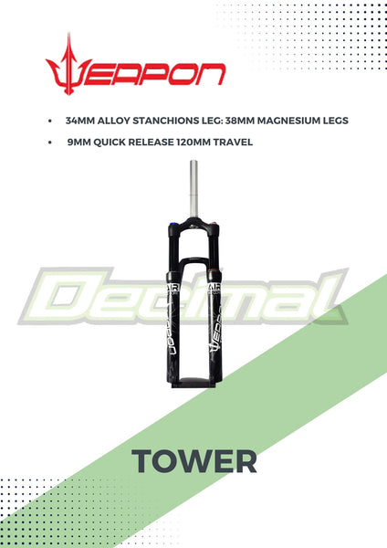 Fork Tower Seven and Nine 27.5 & 29 Air Suspension