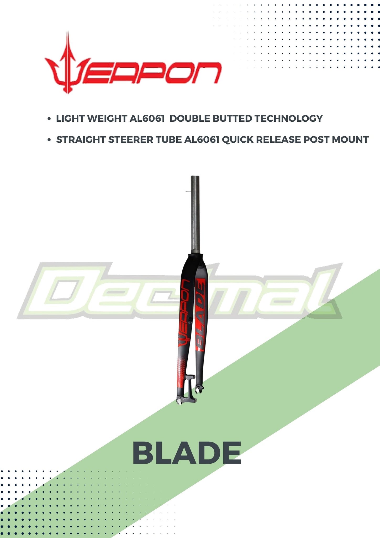 Fork Blade Rigid