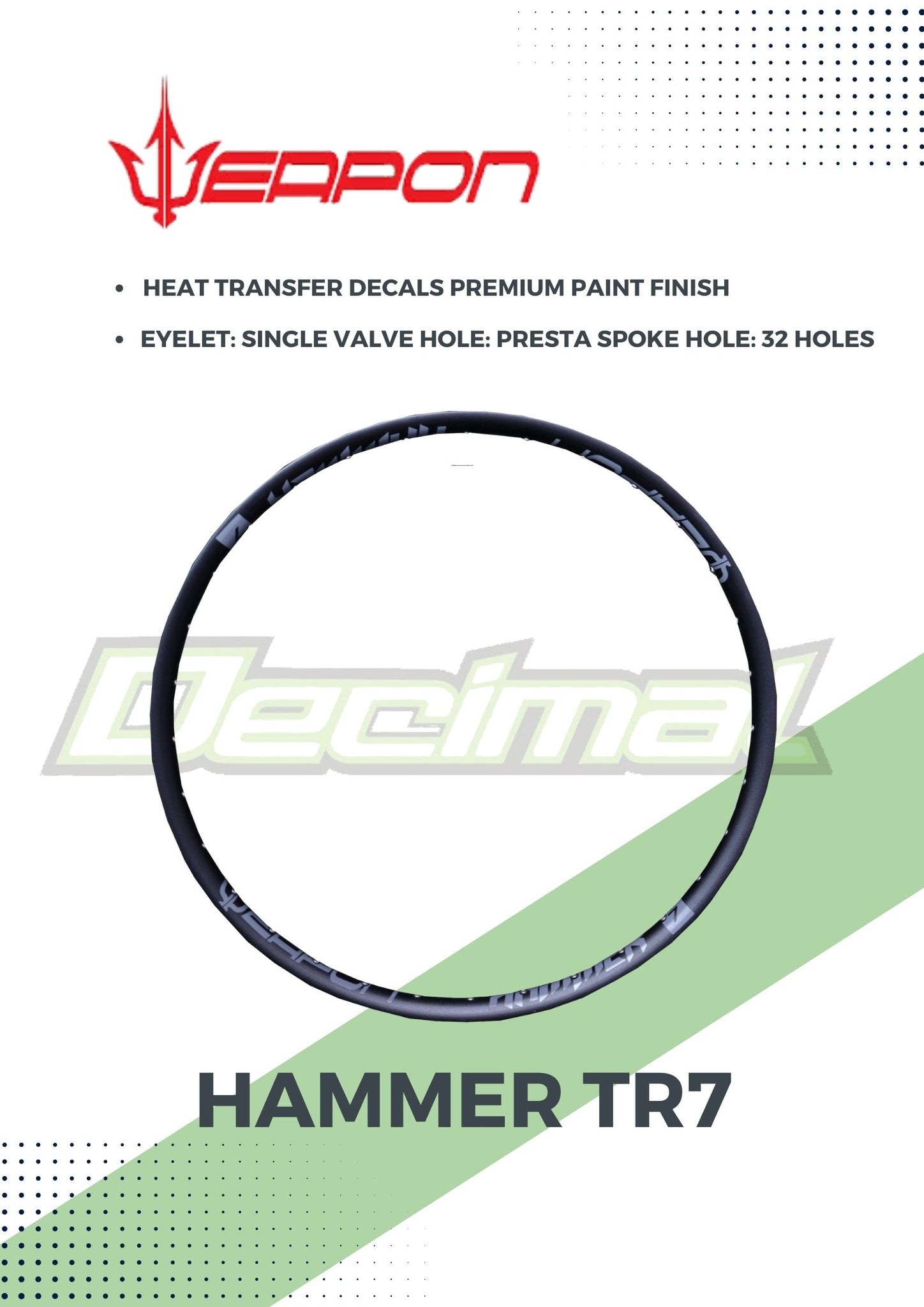 Rims Hammer TR7 Original ( SOLD PER PC. )