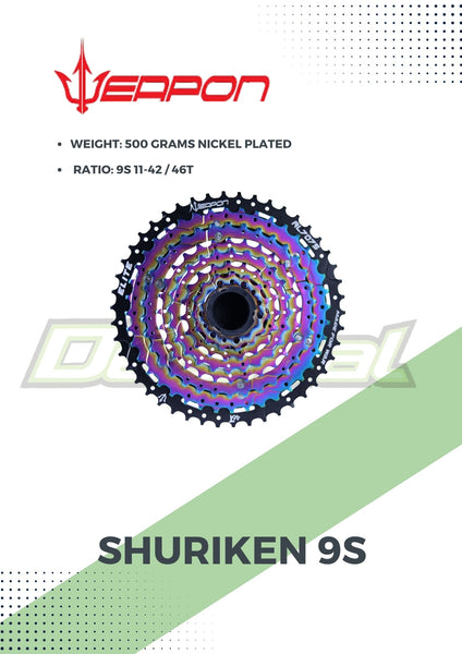 Cassette Shuriken 9S ELITE & PRO