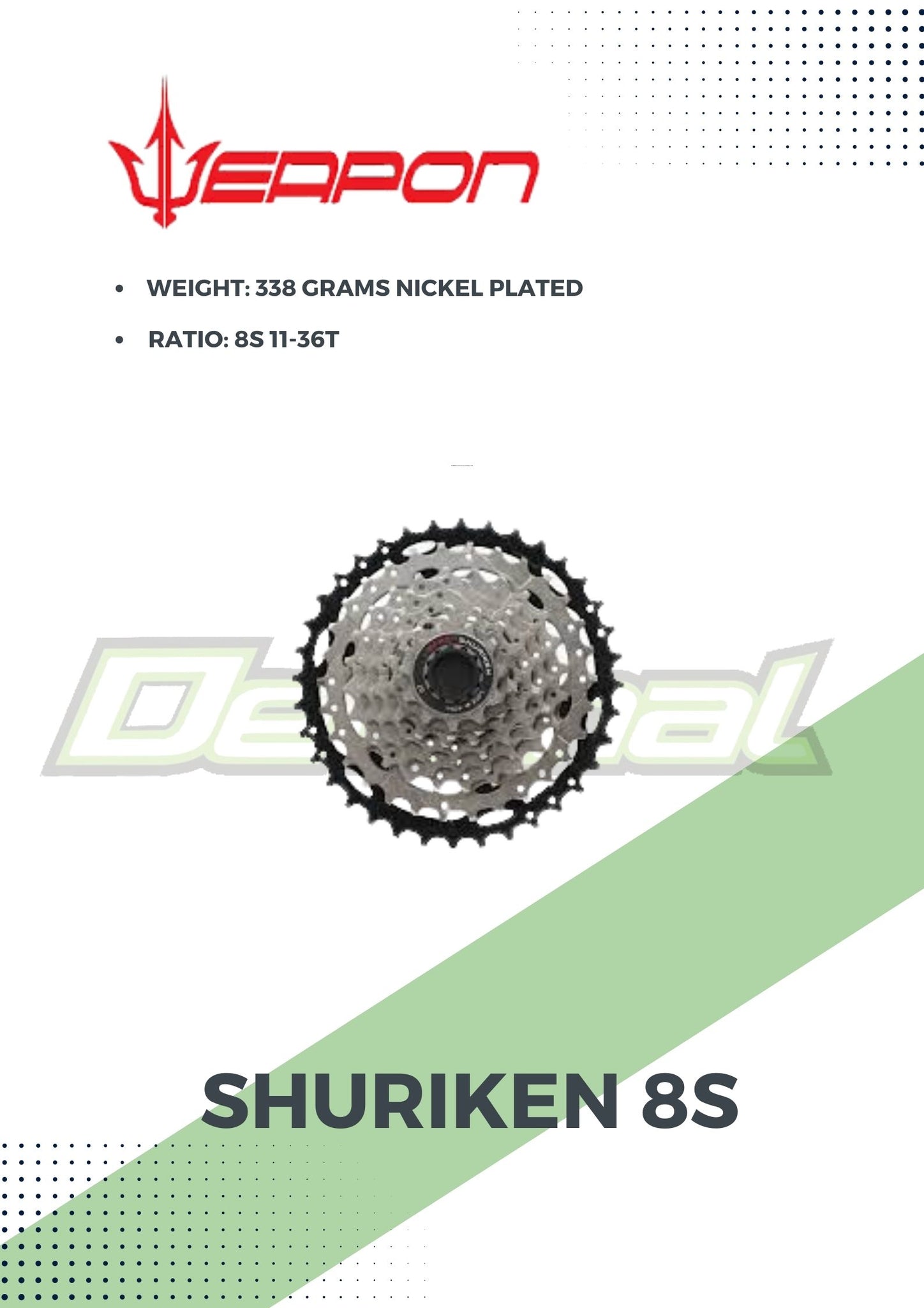 Cassette Shuriken 8S ELITE & PRO