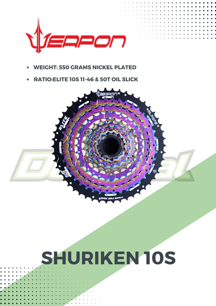 Cassette Shuriken 10S ELITE / PRO & MASTER