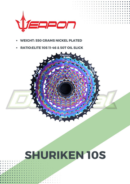 Cassette Shuriken 10S ELITE / PRO & MASTER