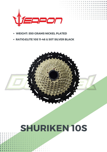 Cassette Shuriken 10S ELITE / PRO & MASTER