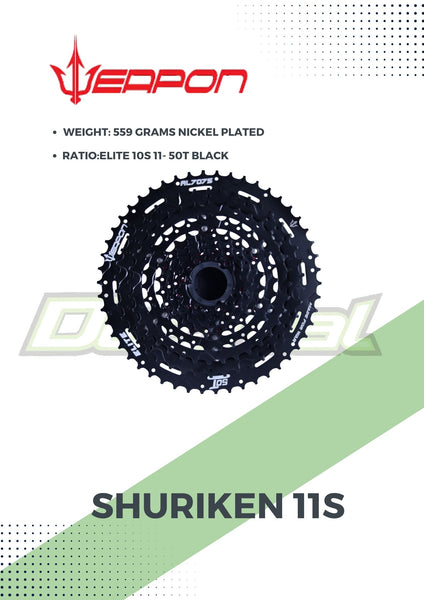 Cassette Shuriken 11S ELITE / PRO & MASTER