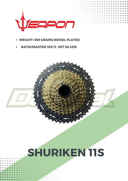 Cassette Shuriken 11S ELITE / PRO & MASTER