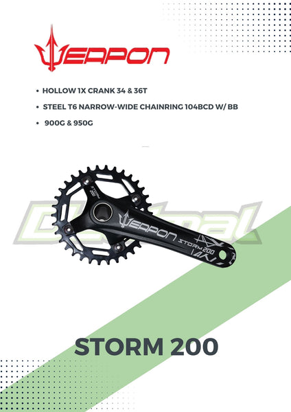 Crankset Storm 200