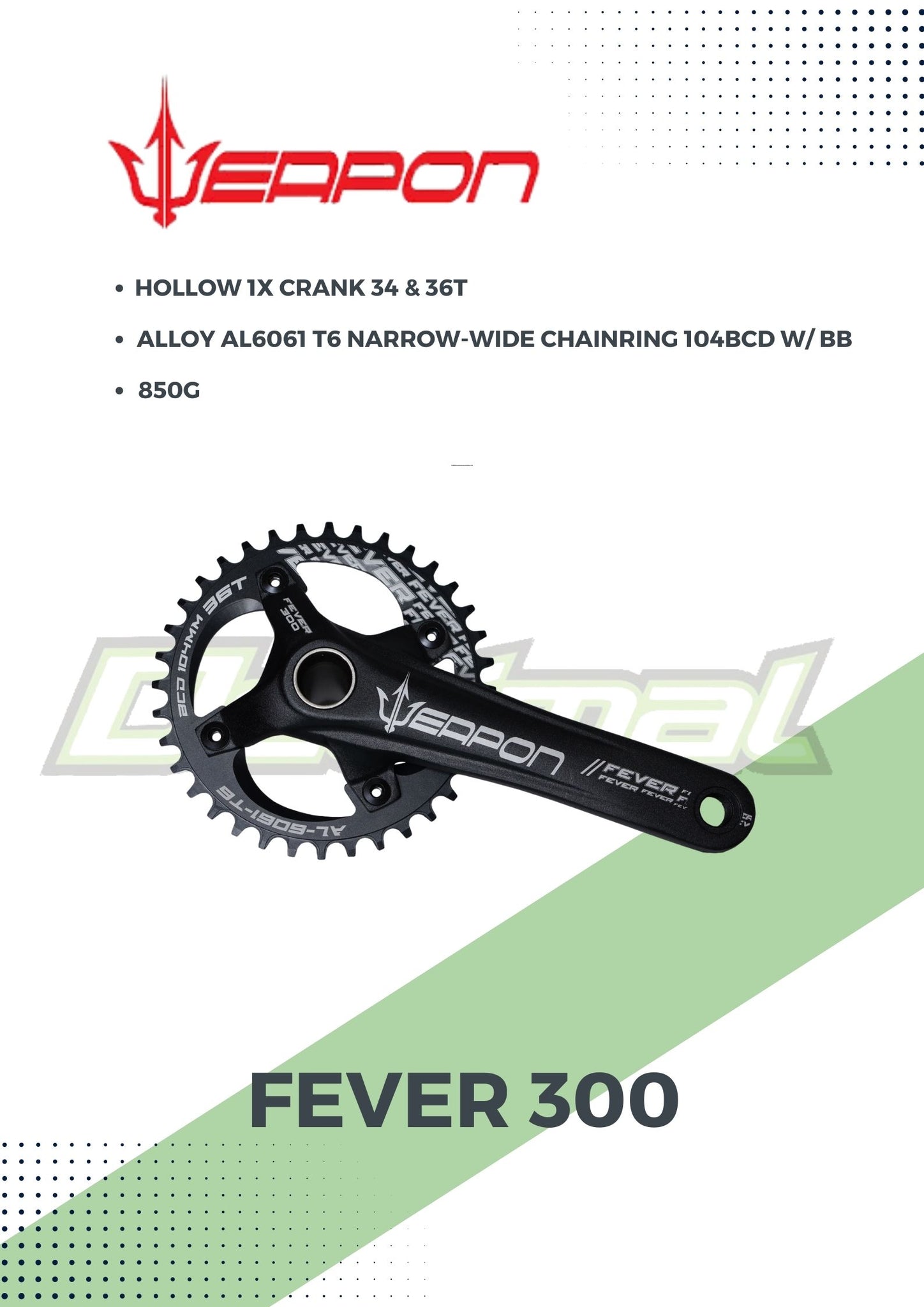 Cole crankset 1x hot sale