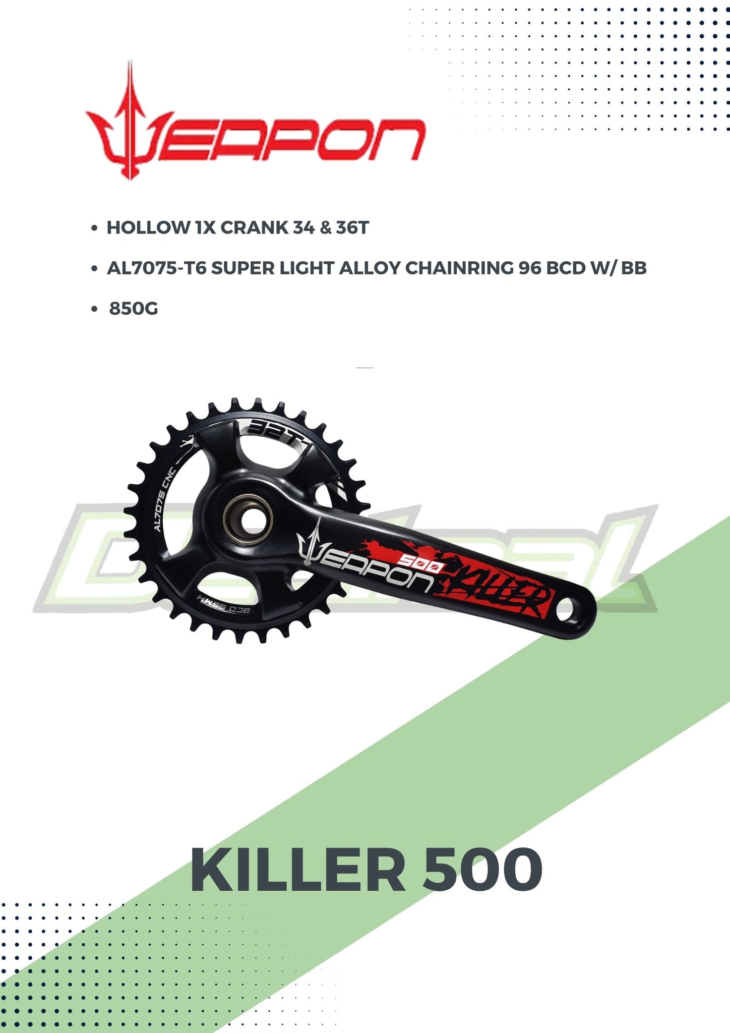 Crankset Killer 500