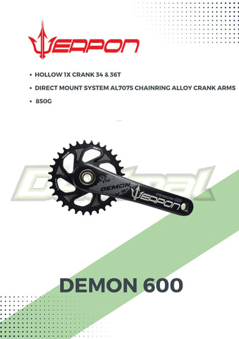 Crankset Demon 600