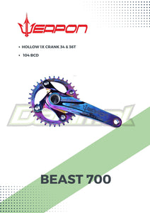 Crankset Beast 700