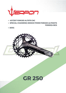 Crankset GR250