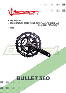 Crankset Bullet 380