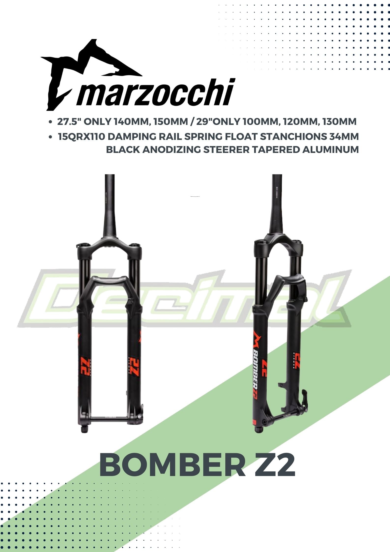 Fork Bomber Z2 Boost – Decimal Bikes