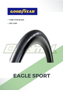 Tire 700c Eagle Sport Tube Type Black ( SOLD PER PC. )