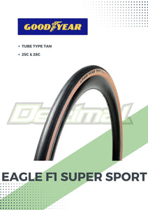 Tire 700c Eagle F1 Super Sport Tube Type Tan( SOLD PER PC. )