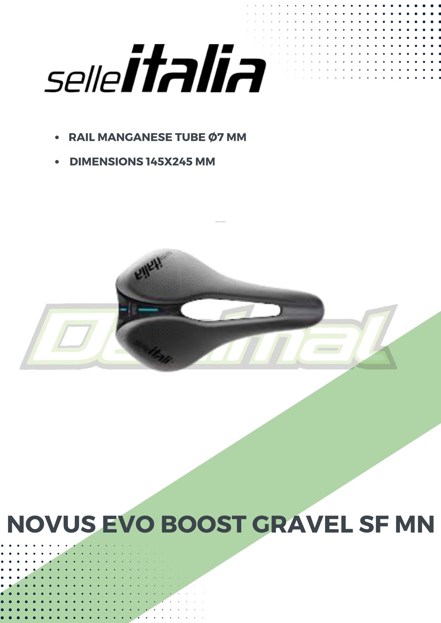 Saddle Novus Boost Evo Gravel TM