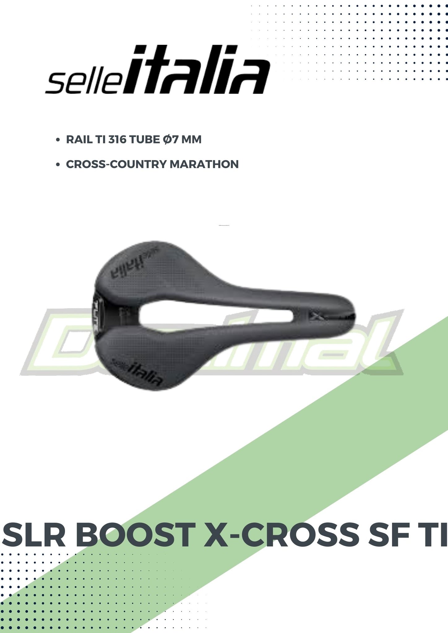 Saddle SLR Boost X-Cross SF Ti