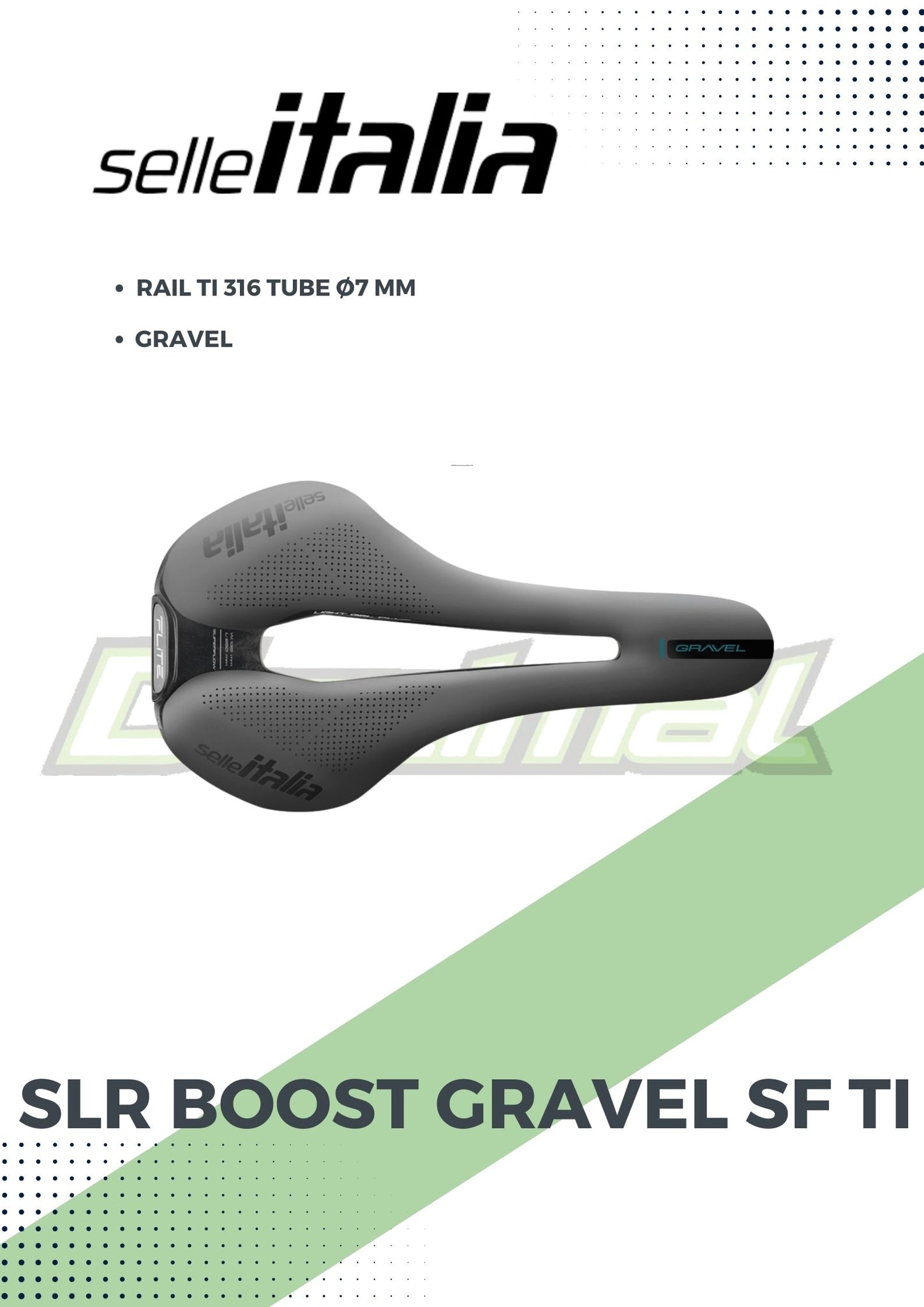 Saddle SLR Boost Gravel SF Ti