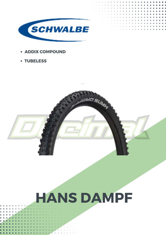 Tire Hans Dampf Folding Tire Tubeless Original ( SOLD PER PC. )