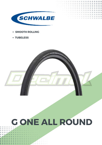 Tire G One All Round Black Folding Tire Tubeless Original ( SOLD PER PC. )