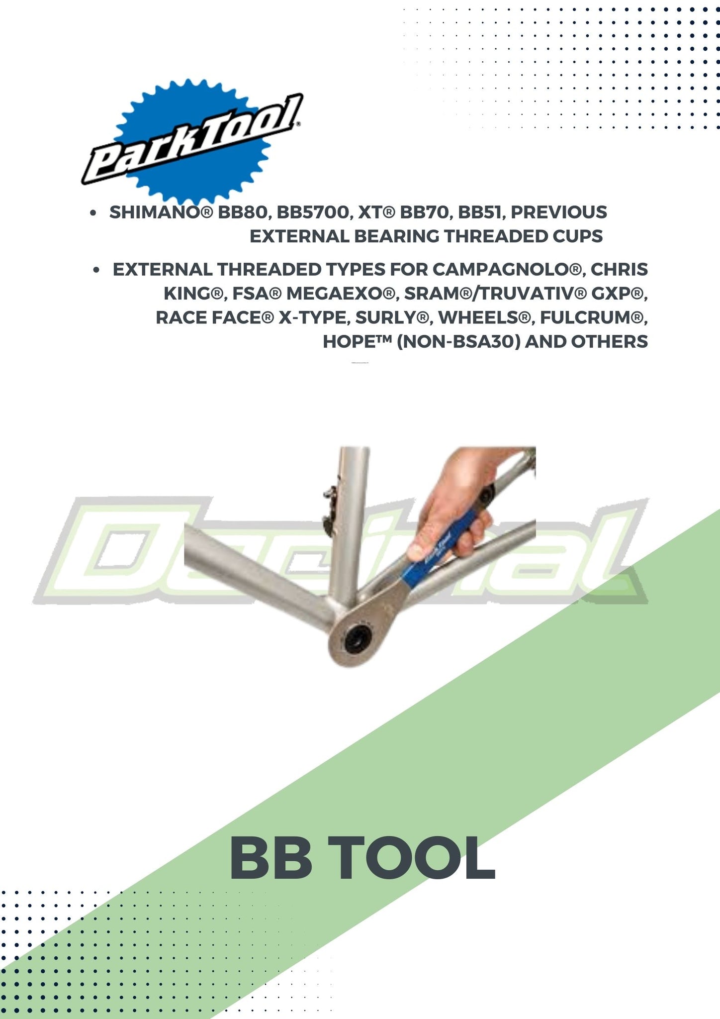 Tool Bottom Bracket Tool BBT-9