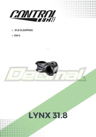 Handle Stem Lynx 31.8