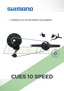 Groupset Cues U6000 1*10 Speed